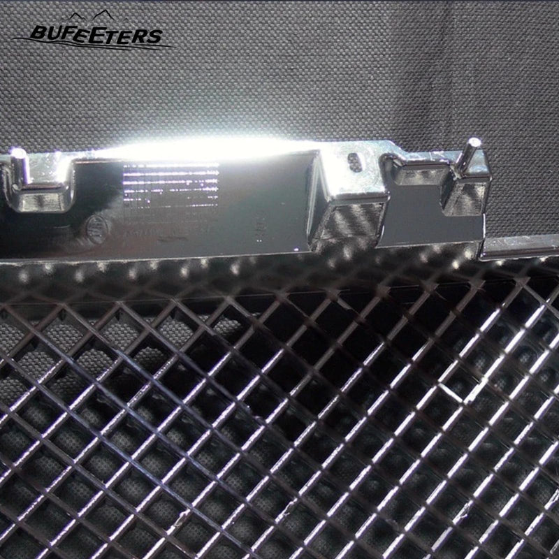 BUFEETERS Front Upper Grille Luxury Mesh Fit For 2007 2008 2009 2010 2011 2012 2013 2014 GMC Yukon/Yukon XL,Mesh Style,Chrome