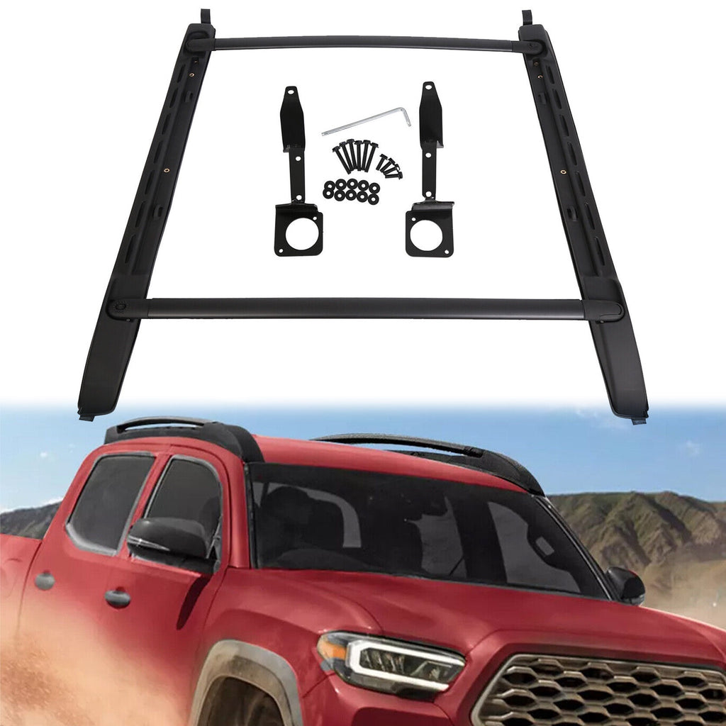 For Toyota Tacoma Double Cab Roof Rack Cross Bar Side Rail Luggage Carrier 05-23