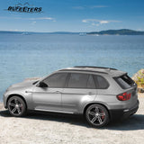 BUFEETERS Side Step Running Board Nerf Bar Fit for 2007 2008 2009 2010 2011 2012 2013 BMW X5,OE Style,Black&Silver