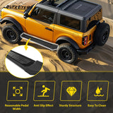 BUFEETERS Side Step Running Board Nerf Bar Fit For 2021 2022 2023 2024 Ford Bronco 2-Door,Black