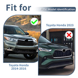 Chrome Front Bumper Upper Grille ABS Grill For Toyota Highlander 4-Dr 2014-2016
