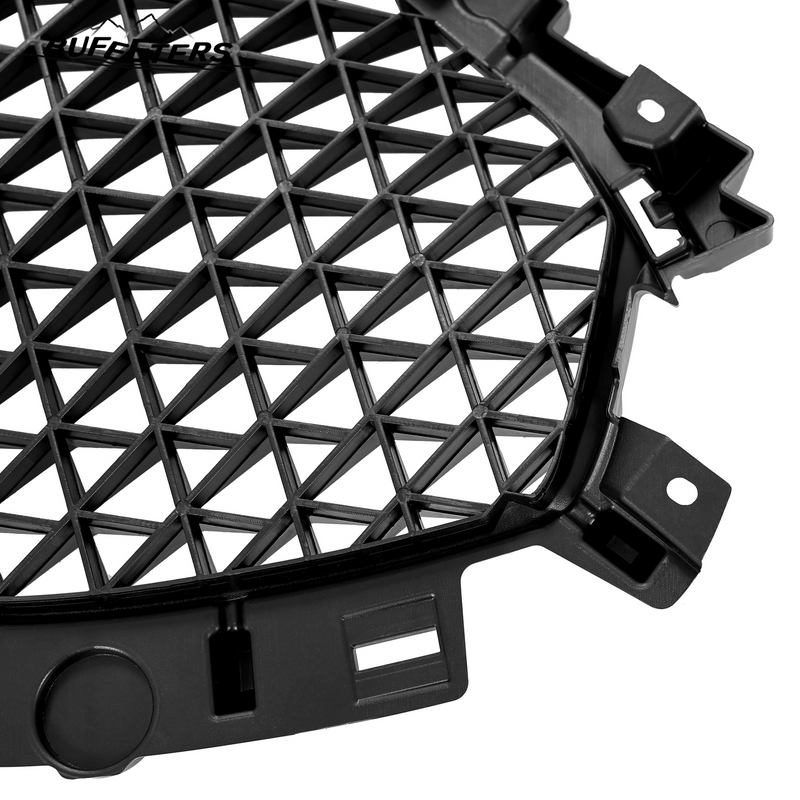 BUFEETERS Front Bumper Mesh Radiator Grille Fit For 2017 2018 2019 2020 2021 Mazda CX-5,Mesh Style,Black