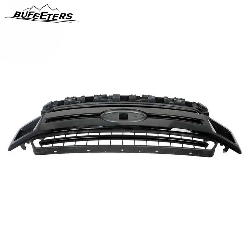 BUFEETERS  Front Bumper Upper Grille Fit For 2018 2019 2020 Ford F-150 XLT XL,Honeycomb Style,Gloss Black