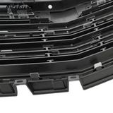 BUFEETERS   Front Bumper Upper Grille Fit For 2016 2017 2018 2019 2020 Cadillac XT5,Horizontal Billet  Style,Chrome&Black