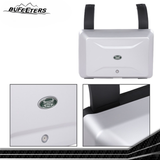 BUFEETERS Side Mounted Gear Storage Box Carrier Fit For 2020 2021 2022 2023 2024 Land Rover Defender 90 110 130,Black Mixed Silver
