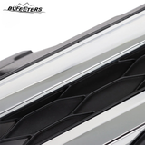 BUFEETERS Front Bumper Cover Fascia + Grilles Assembly Fit For 2011 2012 2013 2014 Ford Edge,Factory Style,Chrome&Black