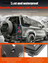 BUFEETERS  Exterior Side Mounted Gear Box Carrier Fit For 2020 2021 2022 2023 2024 Land Rover Defender 90 110 130,Matte Black