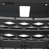 BUFEETERS  Front Grille Air Side Vent Set Fit For 2014 2015 2016 2017 Land Rover Range Rover Sport,Mesh Style,Nickel Plated