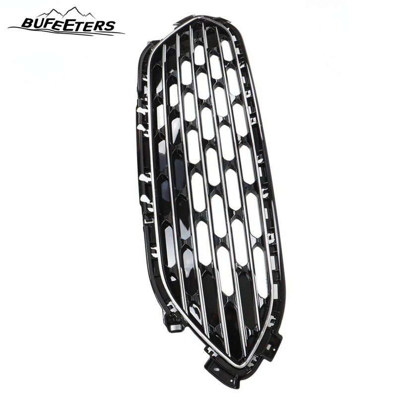 BUFEETERS  Front Bumper Upper Grille W/Chrome Trim Fit For 2020 2021 2022 Ford Escape,Honeycomb Style,Chrome&Black