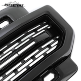 BUFEETERS Front Bumper Upper Grille Fit For 2020 2021 2022 2023 F-250 F-350 F-450 F-550 Lariat Super Duty,Mesh Style,Gloss Black