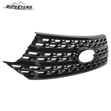 BUFEETERS Front Radiator Grille Overlay Cover Fit For 2020 2021 2022 2023 2024 Ford Explorer Base XLT,Mesh Style,Gloss Black