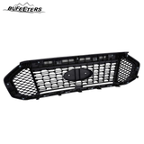 BUFEETERS   Front Upper Grille Fit For 2019 2020 2021 2022 2023 Ford Ranger,Honeycomb Style,Gray