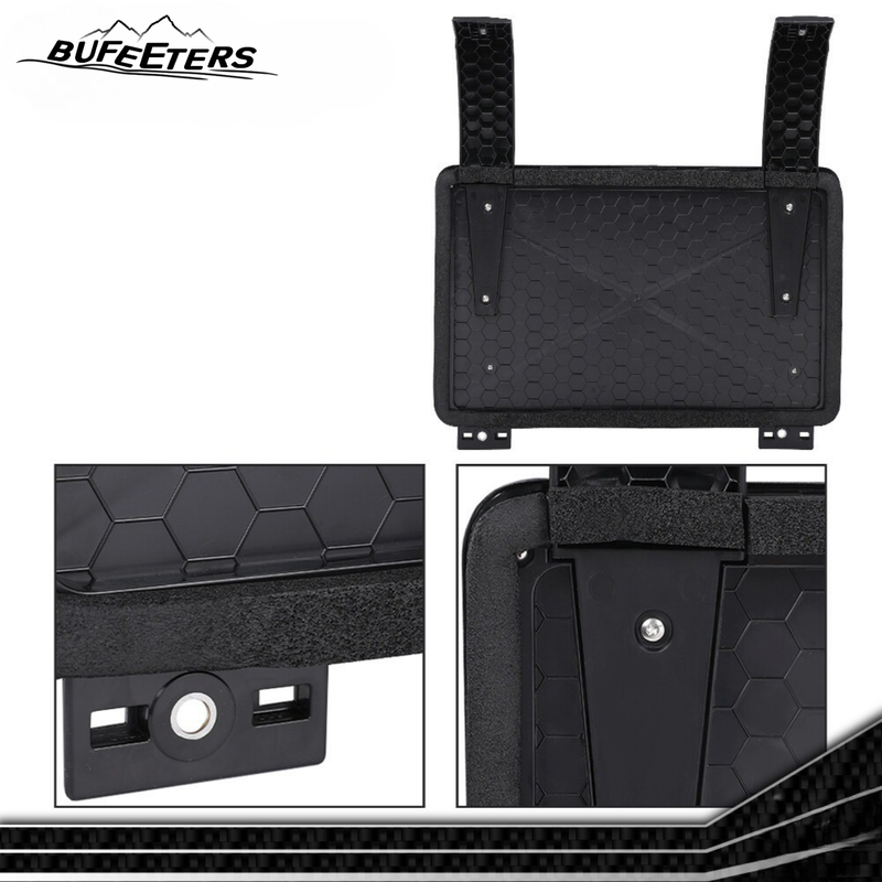BUFEETERS Side Mounted Gear Storage Box Carrier Fit For 2020 2021 2022 2023 2024 Land Rover Defender 90 110 130,Black Mixed Silver
