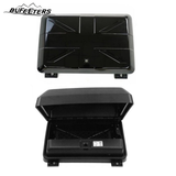 BUFEETERS Exterior Side Mounted Gear Box Carrier Luggage Fit For 2020 2021 2022 2023 2024 Land Rover Defender 90 110 130,Black with UK Flag Logo