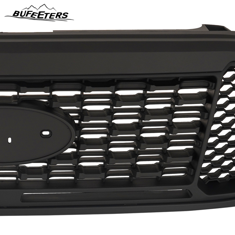 BUFEETERS Front Bumper Upper Grille Fit For 2019 2020 2021 2022 2023 Ford Ranger,Honeycomb Style,Matte Black