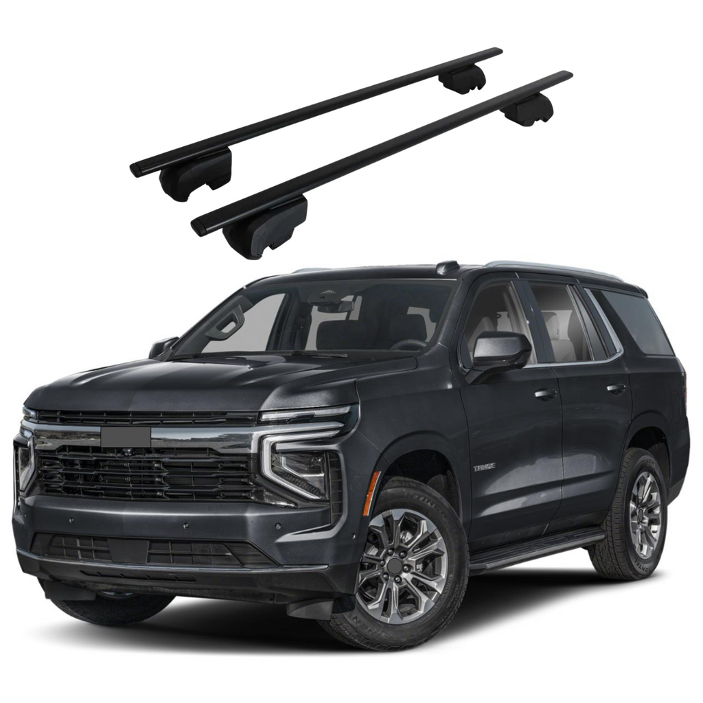BUFEETERS  Roof Rack Luggage Carrier Cross Bars Fit For 2021 2022 2023 2024 2025 Chevrolet Tahoe,Black
