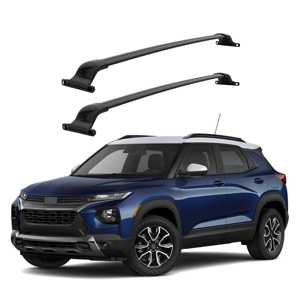 BUFEETERS  Pair Luggage Carrier Roof Rack Cross Bars Fit For 2021 2022 Chevrolet Trailblazer,Black
