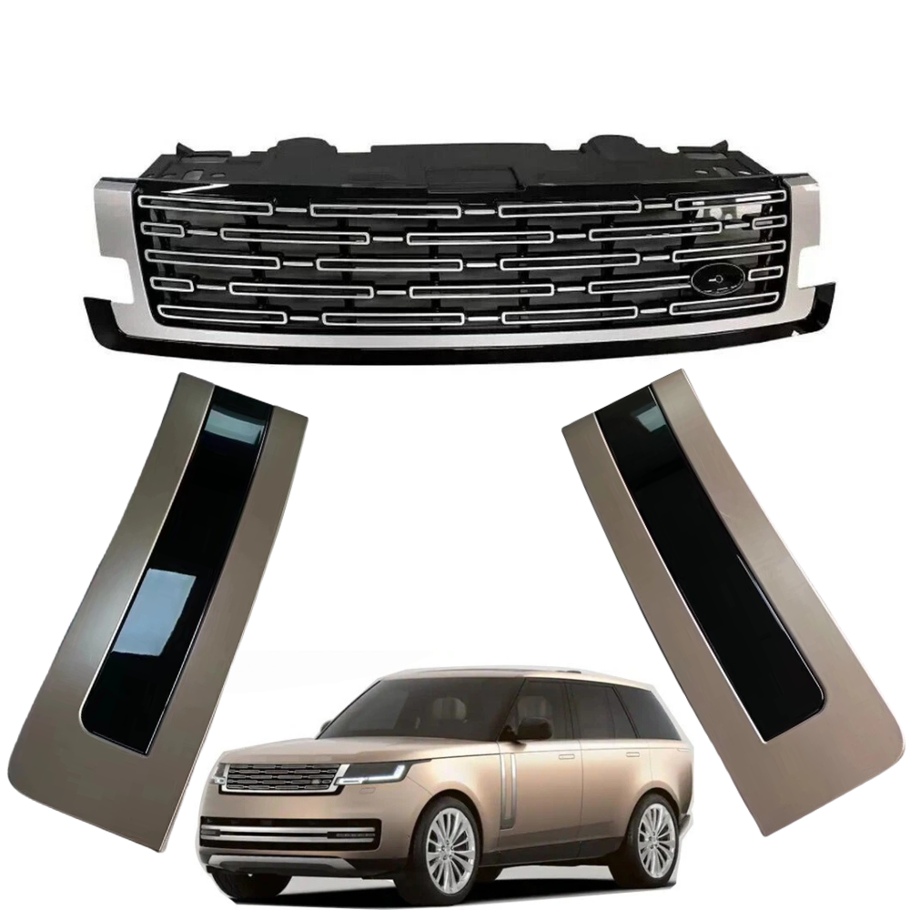BUFEETERS  Front Bumper Hood Grille Mesh Side Fender Vent Fit For 2023 Land Rover Range Rover L460