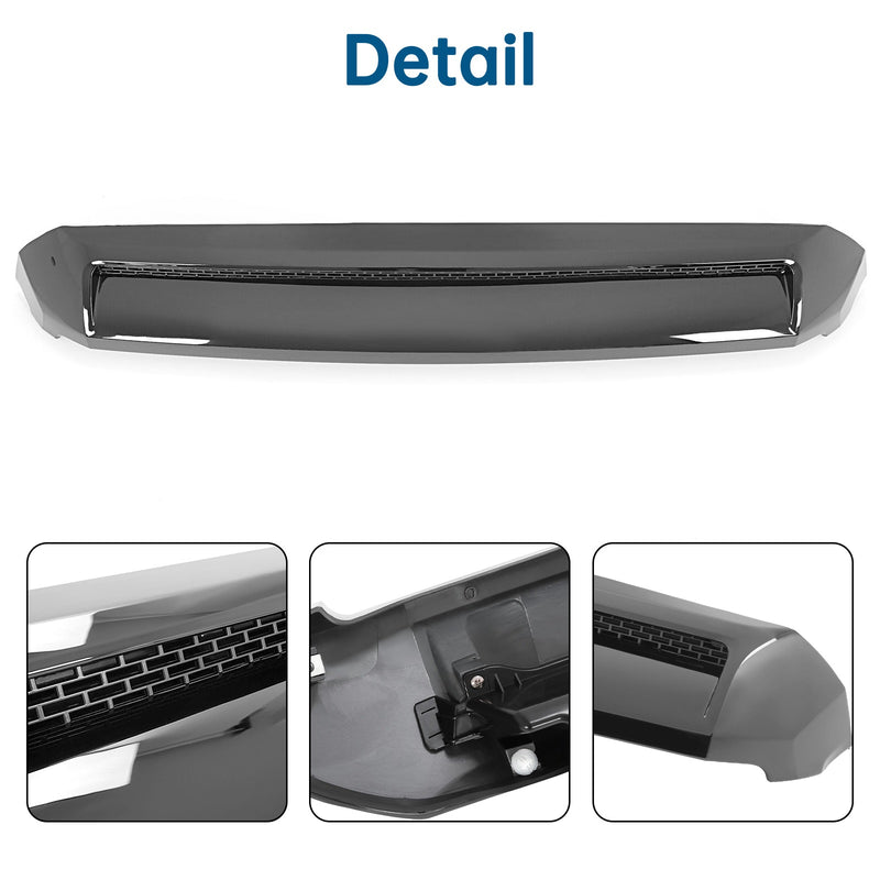 New Front Upper Hood Bulge Molding Grille Trim Fit Toyota Tundra 2014-2021 Gloss