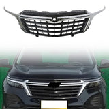 Front Bumper Grill Black W/Chrome Trim Fit For 2022/2023 Chevrolet Equinox Grill