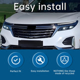 Front Bumper Grill Black W/Chrome Trim Fit For 2022/2023 Chevrolet Equinox Grill