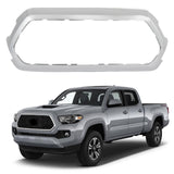 Front Upper Grille Outer Frame Surround Chrome Shell For 2016-2022 Toyota Tacoma