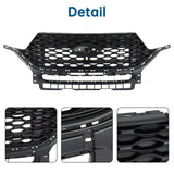 For Ford Explorer ST Front Bumper Upper Grille Grill Gloss Black 2020-2022 New
