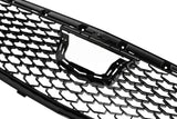 BUFEETERS  Front Bumper Upper Grille Cover Fit For 2020 2021 2022 2023 2024 Cadillac CT4,CT4-V Blackwing Style,Gloss Black