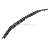 BUFEETERS Front Bumper Upper Grille Top Molding Hood Trim Fit For 2017 2018 2019 2020 2021 MAZDA CX-5,Factory Style,Black