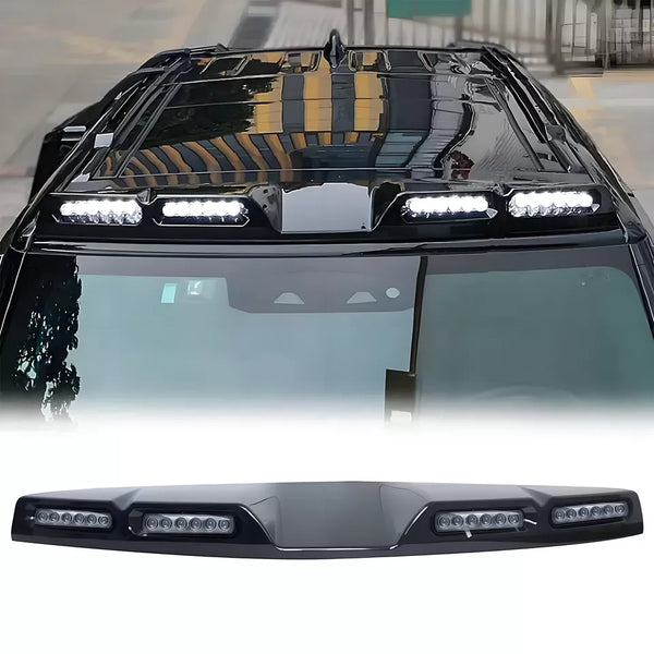BUFEETERS Roof Top Light Bar LED Fit For 2020 2021 2022 2023 2024 Land Rover Defender 90 110 130,Gloss Black